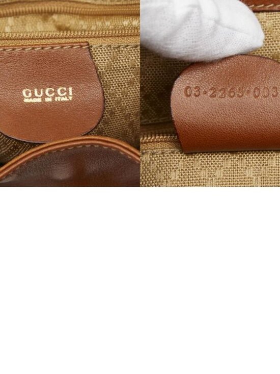 Gucci Bamboo Backpack 03 Brown Leather - Picture 10 of 10
